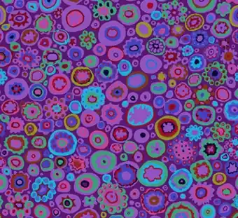 ÜBERBREITER RÜCKSEITENSTOFF! Roman Glass Purple – Kaffe Fassett Collective Designerstoffe – Philip Jacobs Quilt Backing Patchworkstoff Saisonangebot