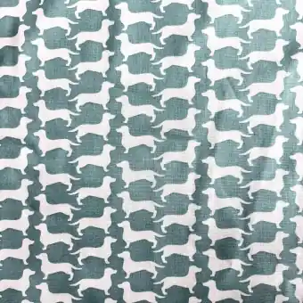 Hundestoff – Emma & Mila Da Dog Silhouette Tiermotivstoff – Patchworkstoffe Schnäppchen