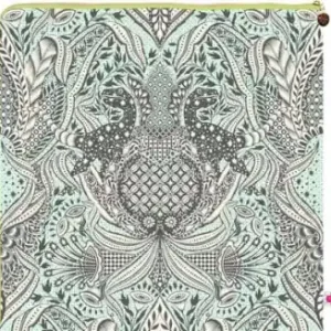 Limited Edition Vinyl "Roar" Projekttasche - Original Tula Pink Hardware - Gift Rapt XL Corner Zip Project Bag Sonderangebot