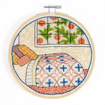 Geld-Zurück-Garantie Tagesdecke Stickset – DMC Stick-Kit Schlafzimmer