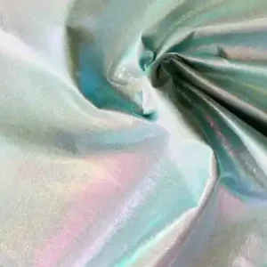 Preisreduziert Seafoam Kunstleder - Schillernder Mint-Perlmutt-Metallic Soft Vinyl Zuschnitt - Sew Hungry Hippie