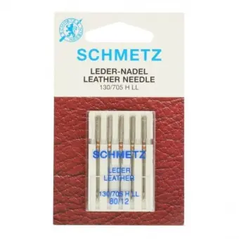 Leder Nähmaschinen-Nadeln – Ledernadeln – Nähmaschinennadeln No. 80 Schmetz 130/705 H LL Im Trend