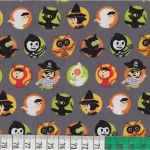 Highlight Gray Character Dots Costume Clubhouse by Shelly McCully Studio - Riley Blake Designs