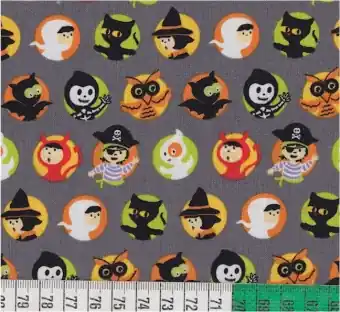 Highlight Gray Character Dots Costume Clubhouse by Shelly McCully Studio – Riley Blake Designs