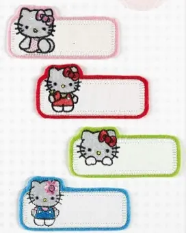 Jetzt Kaufen 4er Set Hello Kitty Bügelapplikationen – Original Sanrio