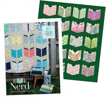 The Book Nerd Quilt Pattern – Angela Pingel Schnittmuster Neuheit