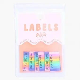 Handmade / Made by Me – KATM Regenbogen Webetiketten – Premium Woven Rainbow Labels – Kylie and the Machine Aktuell
