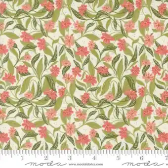 Top-Seller Woodland Wonder Cloud Floral Blümchenstoff – Gingiber by Stacie Bloomfield – Moda Fabrics Patchworkstoffe