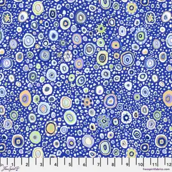 Preiswert Roman Glass Blue – Kaffe Fassett Designerstoff / Patchworkstoff