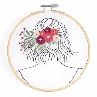 Petal and Pearls 3D-Stickset – DMC Blümchen Stick-Kit Begrenztes Angebot