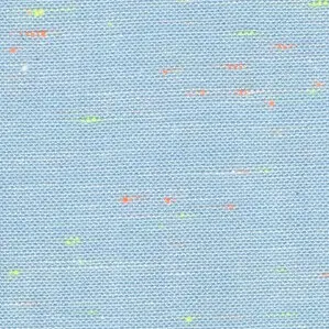 Cornflower Neon Neppy Yarn Dyed Woven Patchworkstoff – Hellblauer, weicher, gewebter Baumwollstoff mit dezenten NEON Farbspeckles Preisknaller
