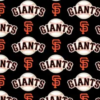 Letzte Chance San Francisco Giants Motivstoff – Original MLB Lizenzstoff – American Major League Baseball Meterware