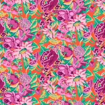 Direkt Vom Hersteller Floral Dance · Magenta – From the Archives · Kaffe Fassett Collective Desgnerstoffe – Philip Jacobs Patchworkstoff