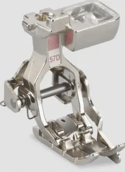 Mega-Angebot #57D Patchworkfuß mit 1/4″ inch Leitschiene – BERNINA Nähmaschinenfuß mit 0,6mm Anschlagskante