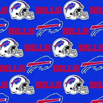 Wochenendangebot Buffalo Bills Motivstoff – Original NFL Lizenzstoff – American Football New York State Meterware