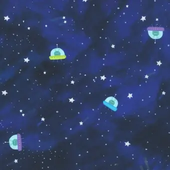 Space Adventure Galaxy UFOs – Universum Weltall Astronautenstoff Limited Edition