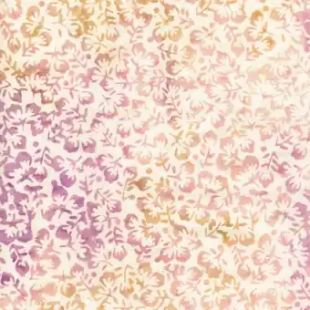 Batikstoff mit Blümchen – Apricot Floral Tonga Batik – Judy & Judel Niemeyer Heißes Angebot