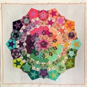 Neu Tula Pink Nova Quilt EPP Paper Pieces plus English Paper Piecing Schnittmuster!