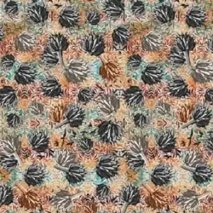 Morning Lights Patchworkstoff - Abstraktem Blättermuster - Stof Fabrics Heißes Angebot