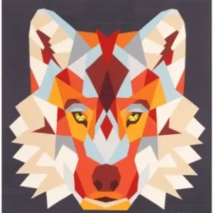 Beliebt The Wolf Abstractions Quilt - Wolfs Quilt by Violet Craft - FPP Anleitung / Schnittmuster