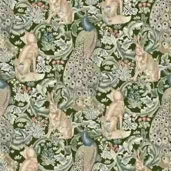 Wooded Forest – The Oxford Collection – The Original Morris & Co. Lizenzstoff – Free Spirit Fabrics Patchworkstoffe Limited Edition