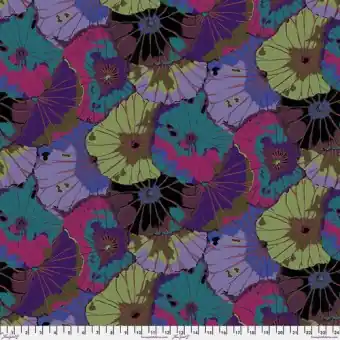 Jetzt Kaufen Dark Lotus Leaves – Kaffe Fassett Collective Designerstoffe – Patchworkstoff Meterware