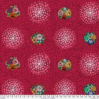 Gleich Bestellen Lorenzo Rose Murano Designerstoff by Odile Bailloeul – FreeSpirit Fabrics Patchworkstoffe