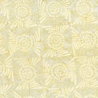 Jetzt Kaufen Cremefarbener Batikstoff mit Mosaikmuster – Tan Sanddollar Medallions – Wilmington Balibatiks Patchworkstoffe