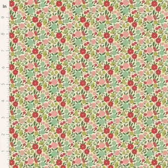 Janice Green – Tildas Wallflower Blümchenstoffe – Original skandinavischer Tildastoff Top-Qualität