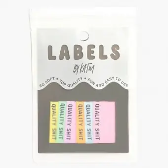 Quality Shit – KATM PASTEL Webetiketten – Premium Woven Labels – Kylie and the Machine Kracherpreis