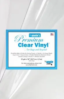 Echt Quilter’s Vinyl – Clear Vinyl 16 Gauge – by Annie’s – Klarsicht / Durchsichtig – METERWARE