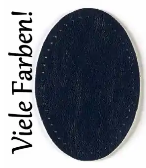 Echt Aufbügelbare Lederflicken – Bunte Kunstlederflicken