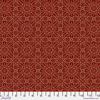 Preisknaller Red Brophy Trellis Baumwollstoff – Original William Morris & Company Lizenzstoff – Free Spirit Fabrics The Cotswold Holiday Collection Patchworkstoffe