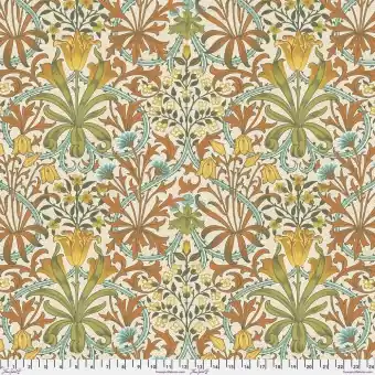 Multi Woodland Weeds Baumwollstoff – Original William Morris & Company Lizenzstoff – Free Spirit Fabrics Buttermere Patchworkstoffe Sonderangebot