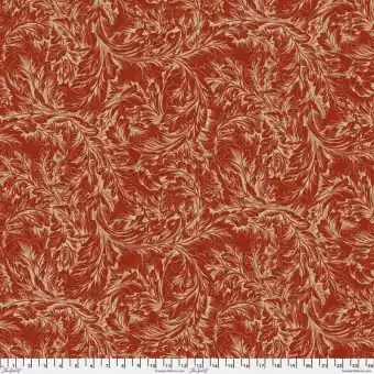 Red Acanthus Scroll Baumwollstoff – Original William Morris & Company Lizenzstoff – Free Spirit Fabrics The Cotswold Holiday Collection Patchworkstoffe Angebot