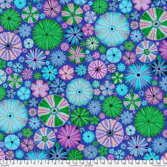 Abverkauf Blue Urchin – Phillip Jacobs for Kaffe Fassett Collective – Fall / Winter 2024 Patchworkstoffe