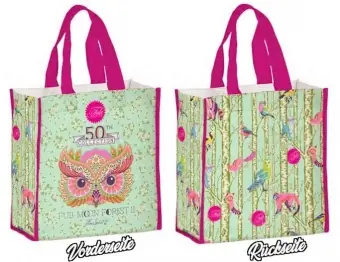 Must-Have LIMITED EDITION! 50th Anniversary Tote – „Full Moon Forest II“ Shoppertasche – Original Tula Pink Hardware