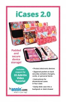 iCases 2.0 Tablethüller / Handytasche / Gelbörse / Portemonnaie – by Annie Schnittmuster Neue Ware