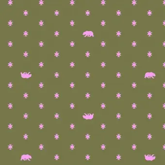 Solange Der Vorrat Reicht Auroa Bear Hug – Spirit Animal by Tula Pink