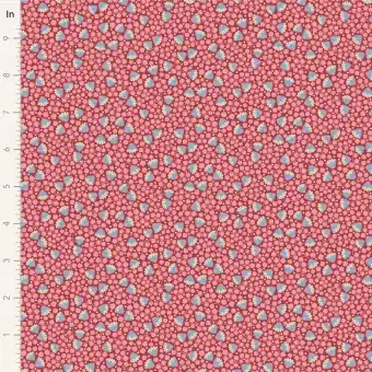 Bellflower Pink – Tildas Wallflower Blümchenstoffe – Original skandinavischer Tildastoff Kostenfreie Lieferung