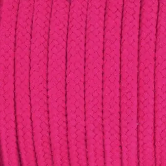 Neue Ware Hoodiekordel / Flechtkordel Pink 4mm – METERWARE – Anorakkordel / Baumwollkordel