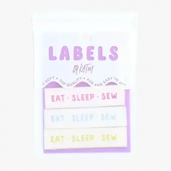 Sale EAT・ SLEEP・SEW – KATM Webetiketten – Premium Woven Labels – Kylie and the Machine