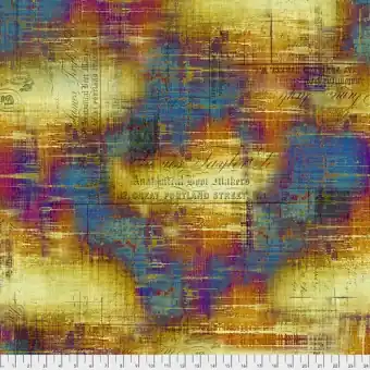 Großhandel Portland Street Patina – Tim Holtz Eclectic Elements Abandoned Patchworkstoffe – Vintage Steampunk Motivstoff