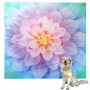 Top-Angebot XXXL DIGITALDRUCK! Blumenpanel - Opal EXTRA LARGE Flower - Dream Bigger Digital Collection - 108" x 108 inches