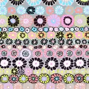 Sale Contrast Row Flowers Blumenstoff - Kaffe Fassett Collective Designerstoffe - Fall / Spring 2018 / 2019