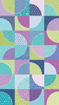 Amanda Murphy Quiltpanel – Endless Drunkard’s Patch Night Cityscape – Cheater Cloth Übungspanel Kracherpreis