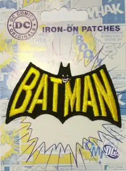 Batman Logo DC Comics Originals – Bügelapplikationen Superhelden Neu Im Sortiment