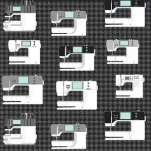 BERNINA Nähmaschinen-Motivstoff - Sewing Machines by Amanda Murphy Sewing Room 2 Nähmotivstoffe - Benartex Patchworkstoffe Top-Preis