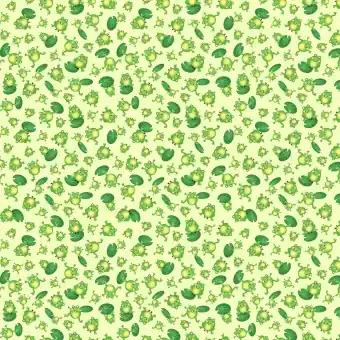 Finale Aktion Grüner Froschstoff – Gnome Sweet Home Frogs – Mini Frösche Motivstoff – Timeless Treasures Patchworkstoffe