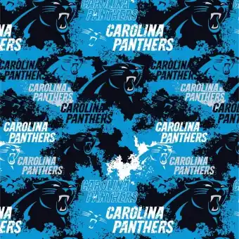 Top-Preis Carolina Panthers Motivstoff – Original NFL Lizenzstoff – American Football Meterware